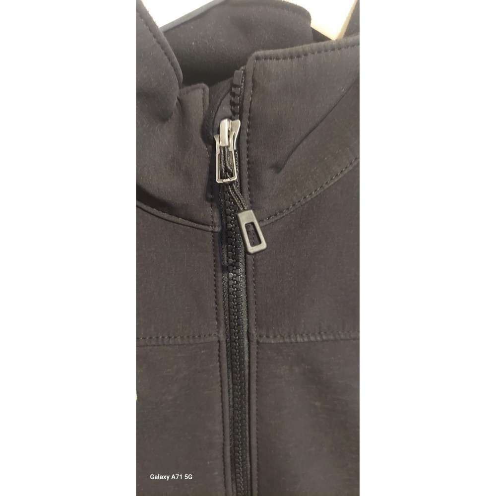 Patagonia Fleece Jacket Womens Small Black Full Zip Hike Workbox Company - Picture 5 of 7